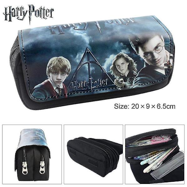 Yyh-harry Potter Children's Double Pencil Case Large Capacitycolor-1