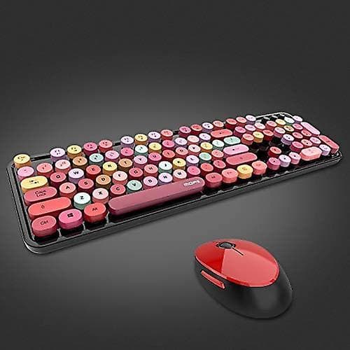 104-tasters trådløst Bluetooth-tastatur, 2,4 GHz Non-drop Connection Design, kompatibelt med pc, computer, bærbar computer, egnet til de fleste systemer