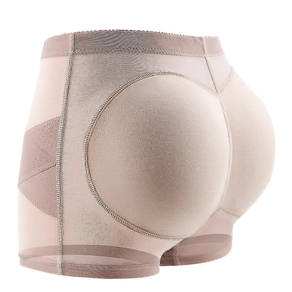 Ladies Butt Lift Panties Body Shaper Pants Hip Enhancer Panty Butt Lift Underwear Beige 3XL