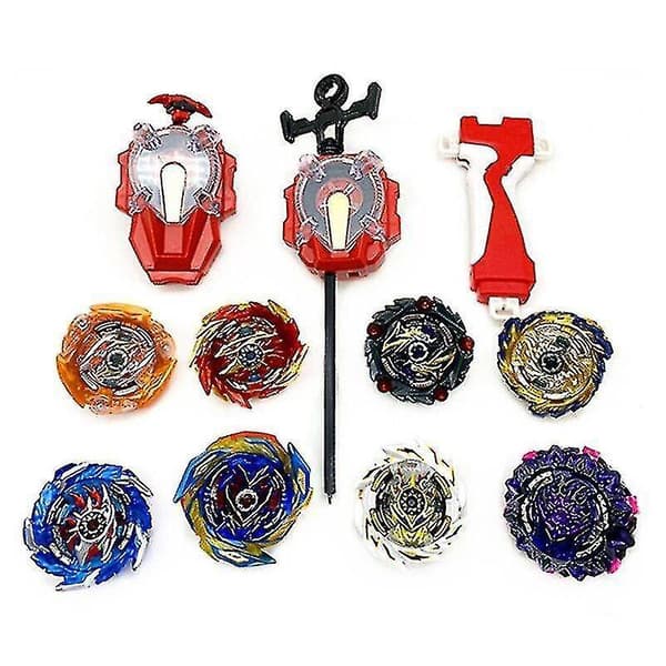 Super King 8 stk. Gyro Burst Beyblade Sæt Med Æske