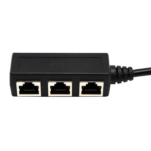 Splitter Ethernet Rj45 Cable Adapter 1 To 3 Port Lan Network Plug Connector For Networking Extension Dropshipping Hot Sale