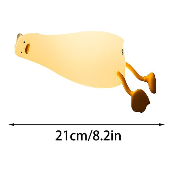 Cute Duck Silicone Bedside Lamp Night Light Portable Night Light For Kids