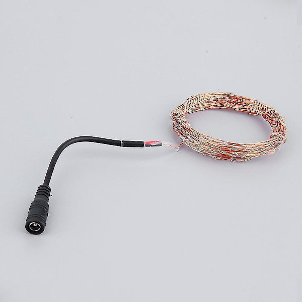 5m 50 Led Copper Wire Xmas Wedding Party String Fairy Light Lamp Dc 12v
