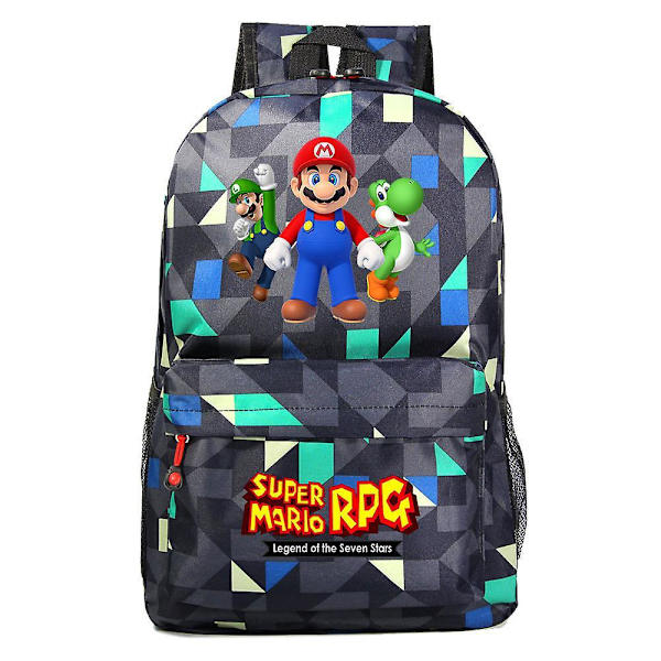 Super Mario Star Junior Skoletaske Color-13