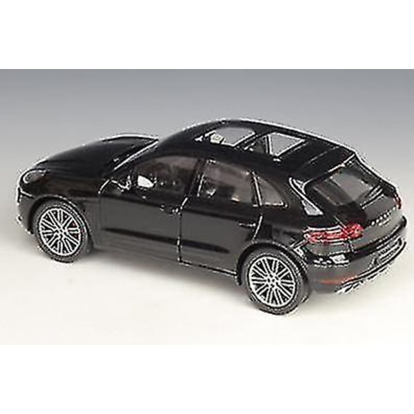 Xdkj 1:24 Porsche Macan Legeringsbil Modell Simuleringsbil Dekor Samling Gave Leke Die(svart)