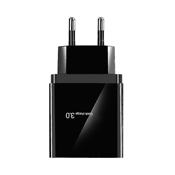 Bærbar Quick Charge 3.0 4-usb-porter 3.1a Reise Smart Adapter Telefonlader White EU Plug