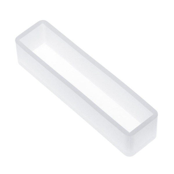 Silikoneform DIY Firkant Rektangel Epoxy Resin Spejl Håndværk Smykker Dekoration H
