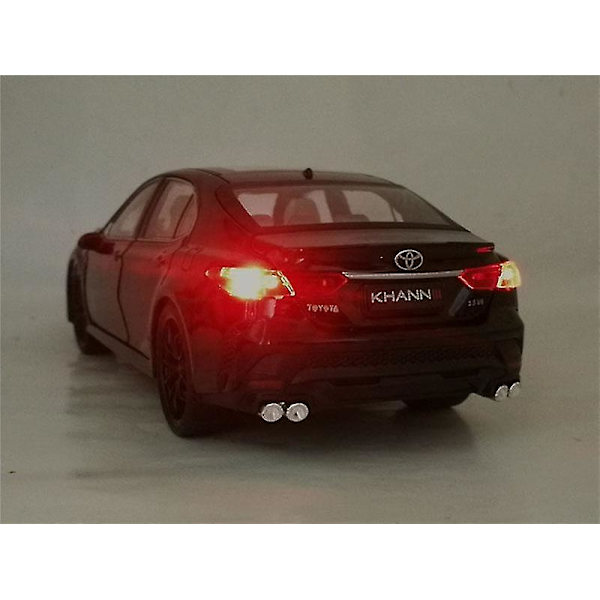 1/24 Toyota Åttende Generasjon Camry Metall Støpt Leketøy Bil Legering Lyd Lys Modell Kjøretøy