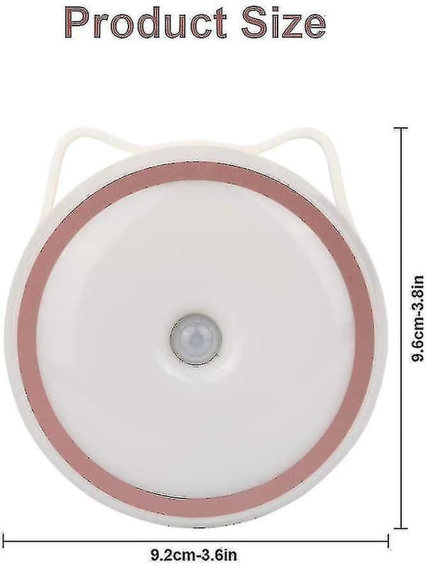 Led Kids Night Light With Motion Sensor And Light Sensor, Usb Recharge