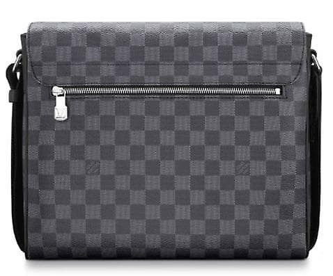 Leather Plaid Shoulder Crossbody Bag Unisex