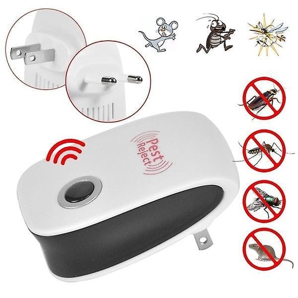 Ultrasonic Electronic Indoor Anti Mosquito Rat Mice Insects Pest Bug Control Repeller US Plug