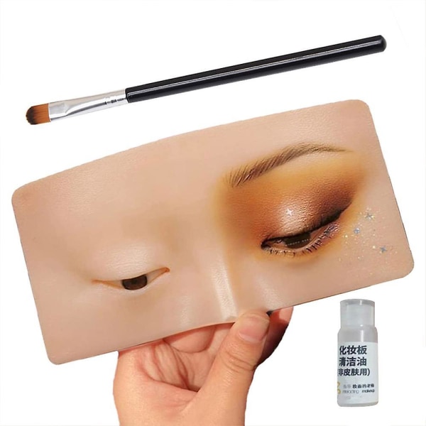 Eye Makeup Practice Board Silicone Face Makeup Practicing For Beginners