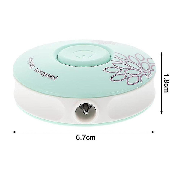 Elektrisk neglefil for babyer, trygge klippere med 6 slipeputer for trimming og polering