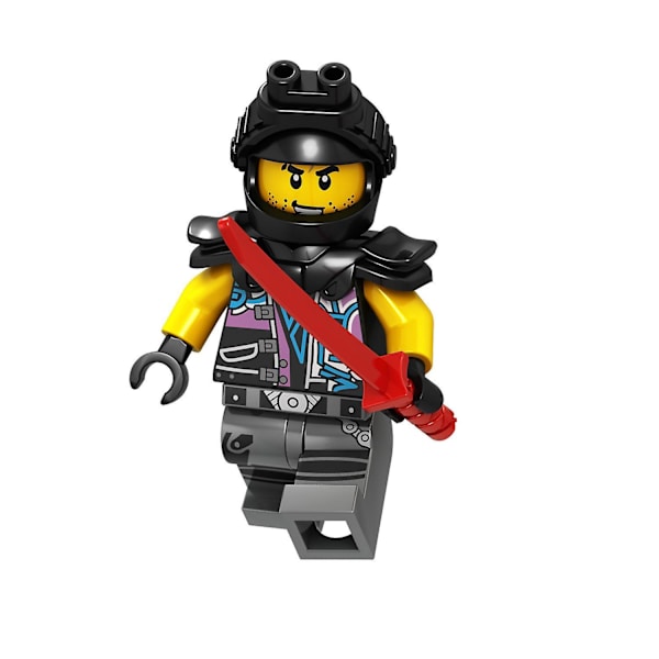 8pcs Phantom Ninja Series Violet Hutchins Kamandu Children's Assembled Building Block Toy
