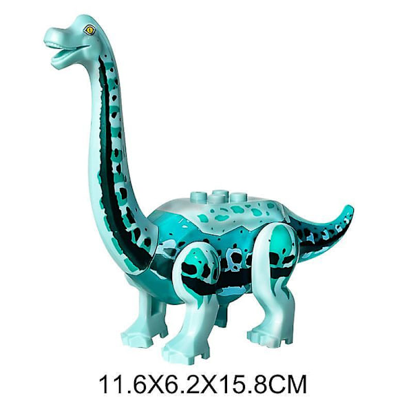14 stk. Jurassic Dinosaur Ankylosaurus Byggeklods Legetøj Samlet Børnelegetøj