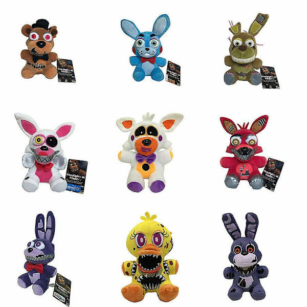 Five Nights At Freddy's Fnaf Horror Game Kid Plushie Toy Plush Dolls Gift Top Phantom Foxy