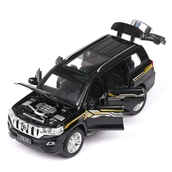 1/32 Toyota Prado SUV Støbte & Legetøjsbiler Bilmodel Med Sou Red