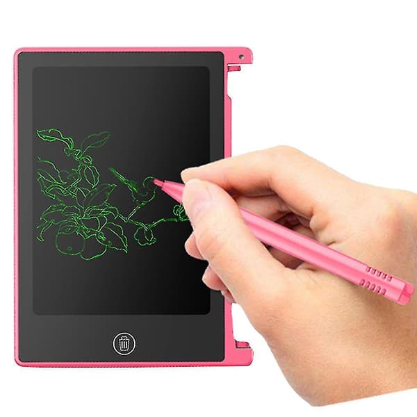 4,4 tommer Bærbar LCD Skriveplade Digital Tegne Graffiti Tavle med Pen Pink