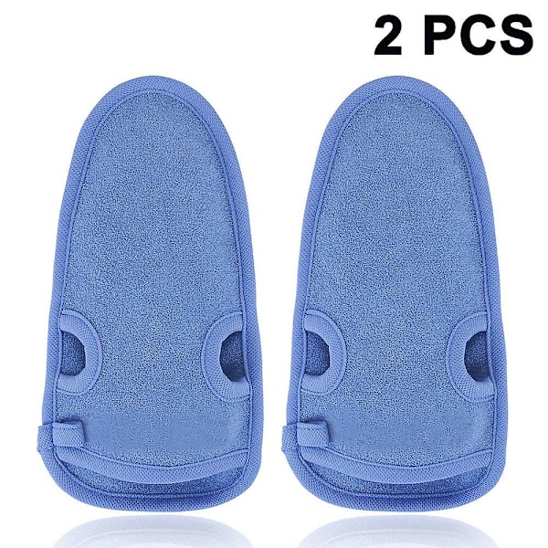 2pcs Exfoliating Gloves Body Scrub Exfoliator Scrubbing Remover