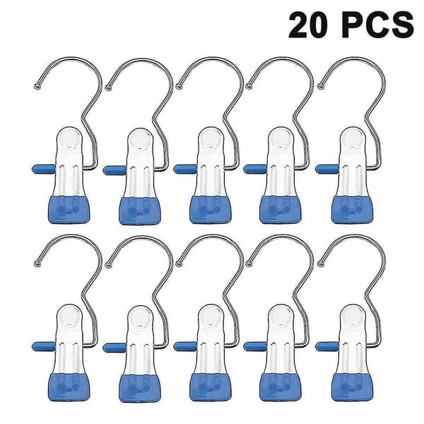 Clamp Hooks Boot Hanger 20 Pcs, Metal Clothes Hanger 11.3 X 4cm