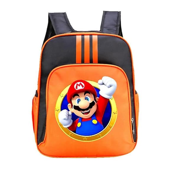 Super Mario Children's School Bag, Cartoon Game Character Series Backpack B