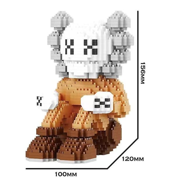 Mini Kartonblokke Stor Model Størrelse Byggeklods Legetøj