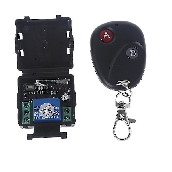 Dc 12v 10a 433mhz Wireless Rf Relay Remote Control Switch Receiver Tra