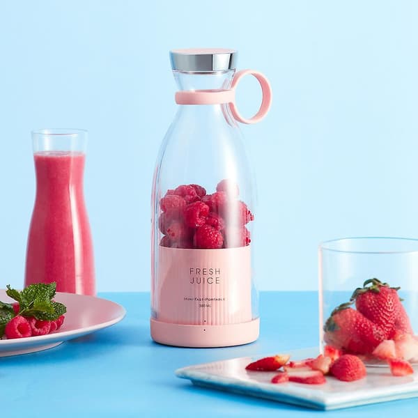 Portable Electric Juicer Blender Usb Mini Fruit Blender Juicer Fruit Extractor Food Shake Multifunctional Juicer white