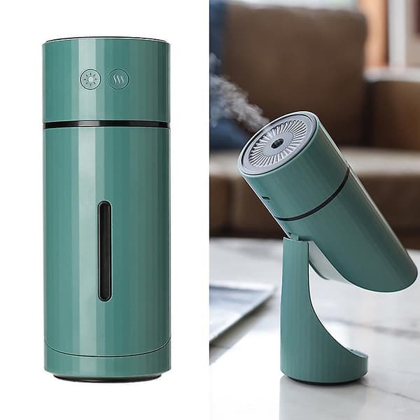 260ml Trådløs USB Luftfukter Fargerikt Lys Eterisk Olje Diffuser - Rød/usb Kabel Lading - Rød//usb Kabel Lading Green