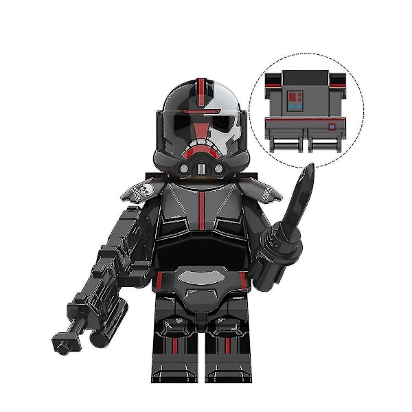 6pcs Star Wars Remnant Squad Destroyer Crosshair Echo Hunter Technician Assemble Building Block Toys