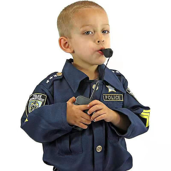 Luxury Police Officer Costume And Halloween Role-playing Kit. S