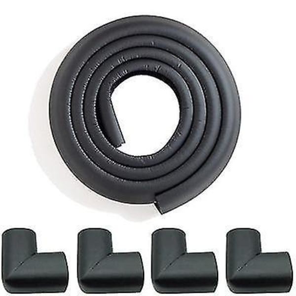 Babybeskyttelse Bordsidebeskyttere til babysikkerhed, Strimmel Hjemmebeskyttere Sikker black