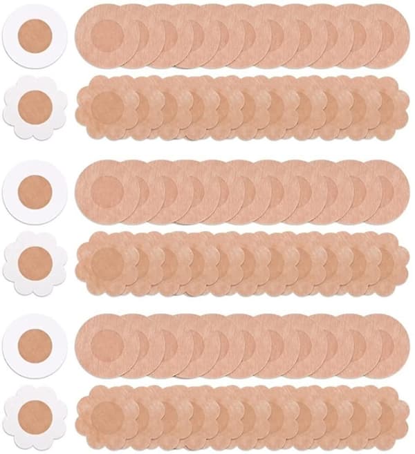 50 par Brystvorte Dæksler Bryst Pasties Komfortable Engangs Non-woven Brystvorte