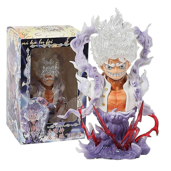 One Piece Gear Fifth Solgud Nika Monkey D. Luffy Buste Model Figur Legetøj 17cm box