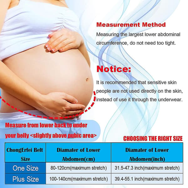 Maternity Bælte Graviditetsstøttebælte Abdominal Støttebælte Abdominal
