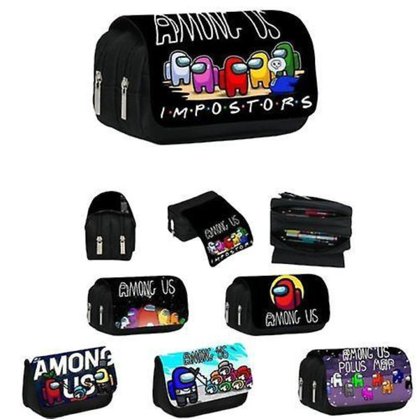 Among Us Penalhus Blyantsholder Stationery Taske Stor Kapacitet Model 2