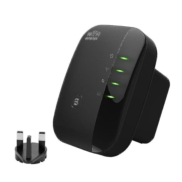 Wifi Extender Repeater Signal Booster Trådløs Internet Lang Rækkevidde Forstærker UK Plug