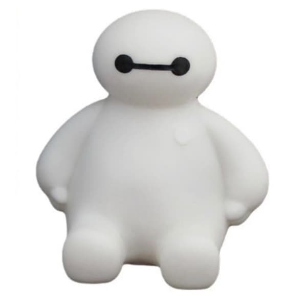 2pcs Luminous Baymax Night Light Cartoon Color Changing Small Night Lamp