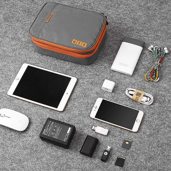 Multi-function Travel Digital Storage Bag Mobile Power Headset U Disk Data Cable Storage Bag Cable Bag Usb Gadget Organizer