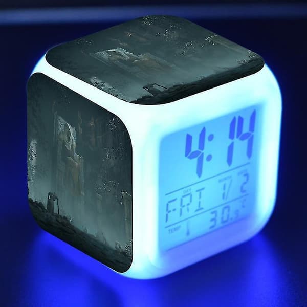 Vorallme Ancient Ring, Elder Ring, Eldon Ring Led Luminous Alarm Clock-style 9