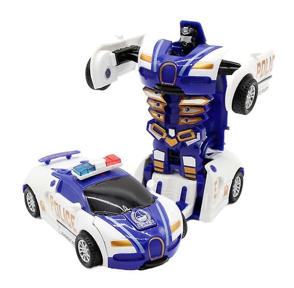 One-key Deformation Billegetøj til Børn Automatisk Transformerende Robot A4
