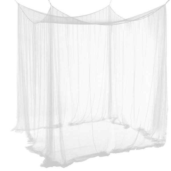 Mosquito Net For Double Bed, White, 210 X 190 X 240 Cm