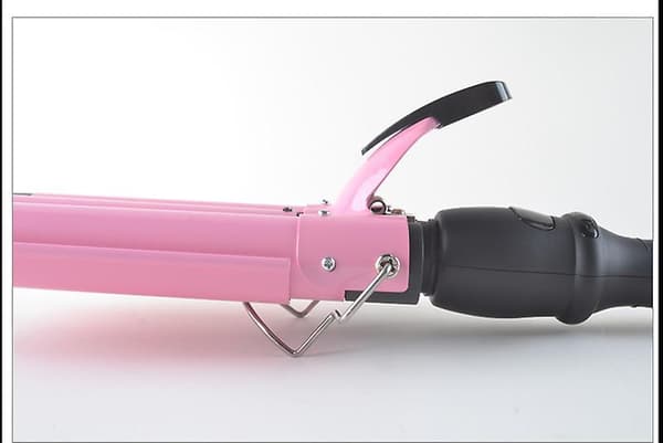 Elektrisk Hårkrøller Tre Stenger Krølltang Kvinner Hårstyling Verktøy Elegant Pink 28MM US PLUG