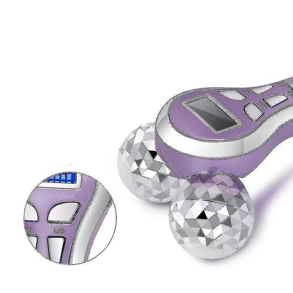 Yyh-pink 4d Micro T Puls Roller Skjønnhetsapparat Multifunksjonelt Ansiktsapparat Az14520