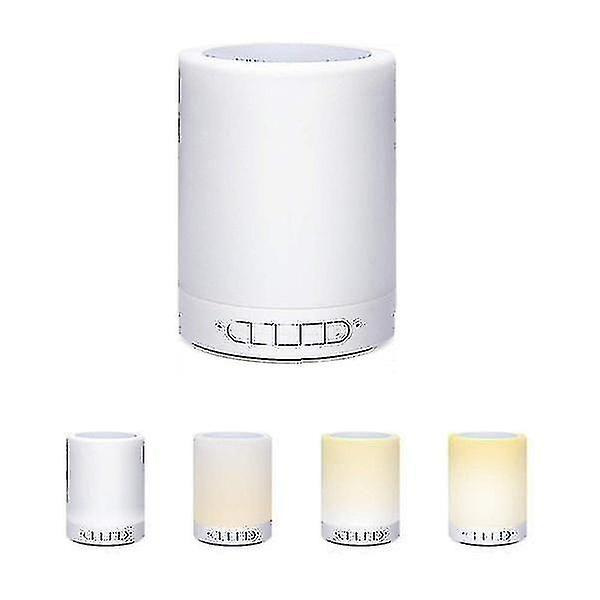Creative Bluetooth Speaker Bedside Night Light Alarm Clock Portable Desktop Night Light