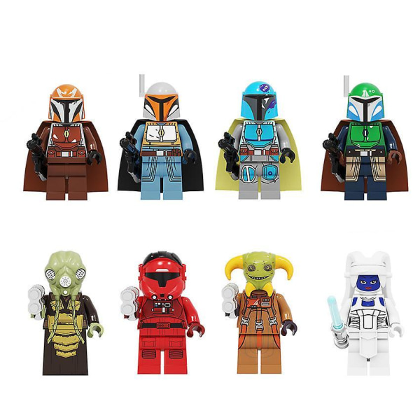 8cps Star Wars Minifigure Red Storm Soldier Assembled Building Block Toy Gift Birthday Gift