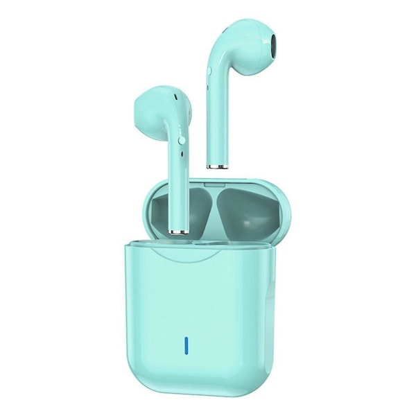 Bt 5.0 Trådløse Hodetelefoner Hifi In-ear Ørepropper Telefonsamtale Svar For Sport Spill Blue