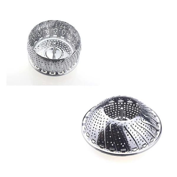 Foldable Steaming Rack, Draining Basket, Fruit Basket 18.2xx18.2x7.5cm