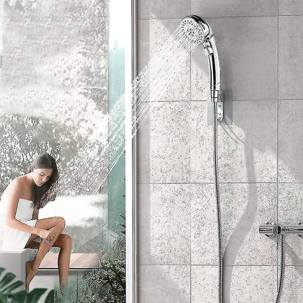 Handheld Shower Head With Hose -5 Spray Settings Removable High Pressure Shower Head With On / Off Switch -chrome