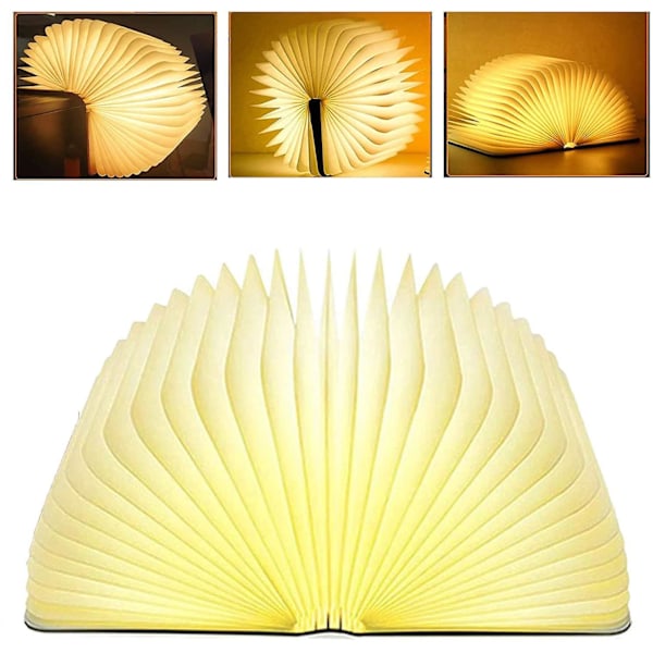 Lamp Book, Folding Mood Light, Novelty Led Night Light Usb Large Capacity Eechargeable, Home & Office Decor Gift Ideas (large)